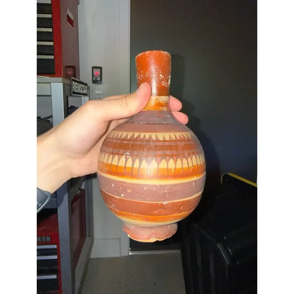 Preowned Tonala Jalisco Canelo Pottery Unsigned 8